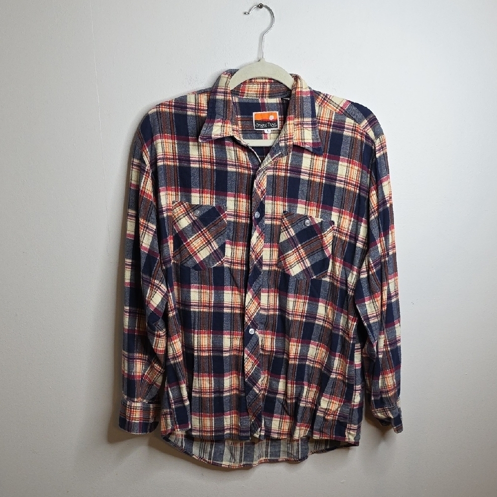 Plaid VINTAGE OZARK TRAIL Button-Up Shirt SZ large